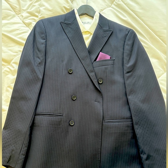 Michael Kora Men’s Double Breasted Blazer - Picture 1 of 8